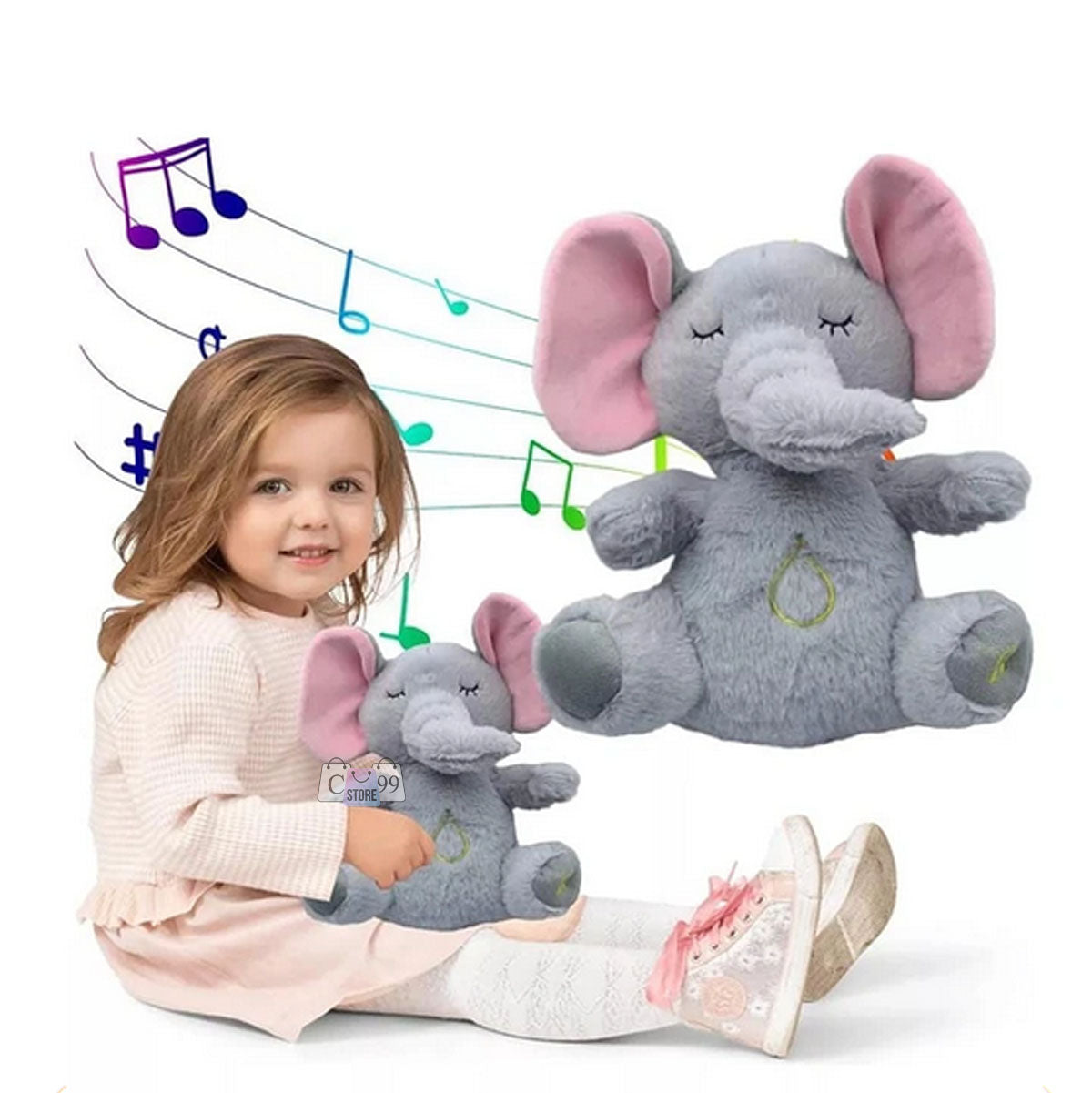 ELEFANTE PELUCHE ANTI ESTRES